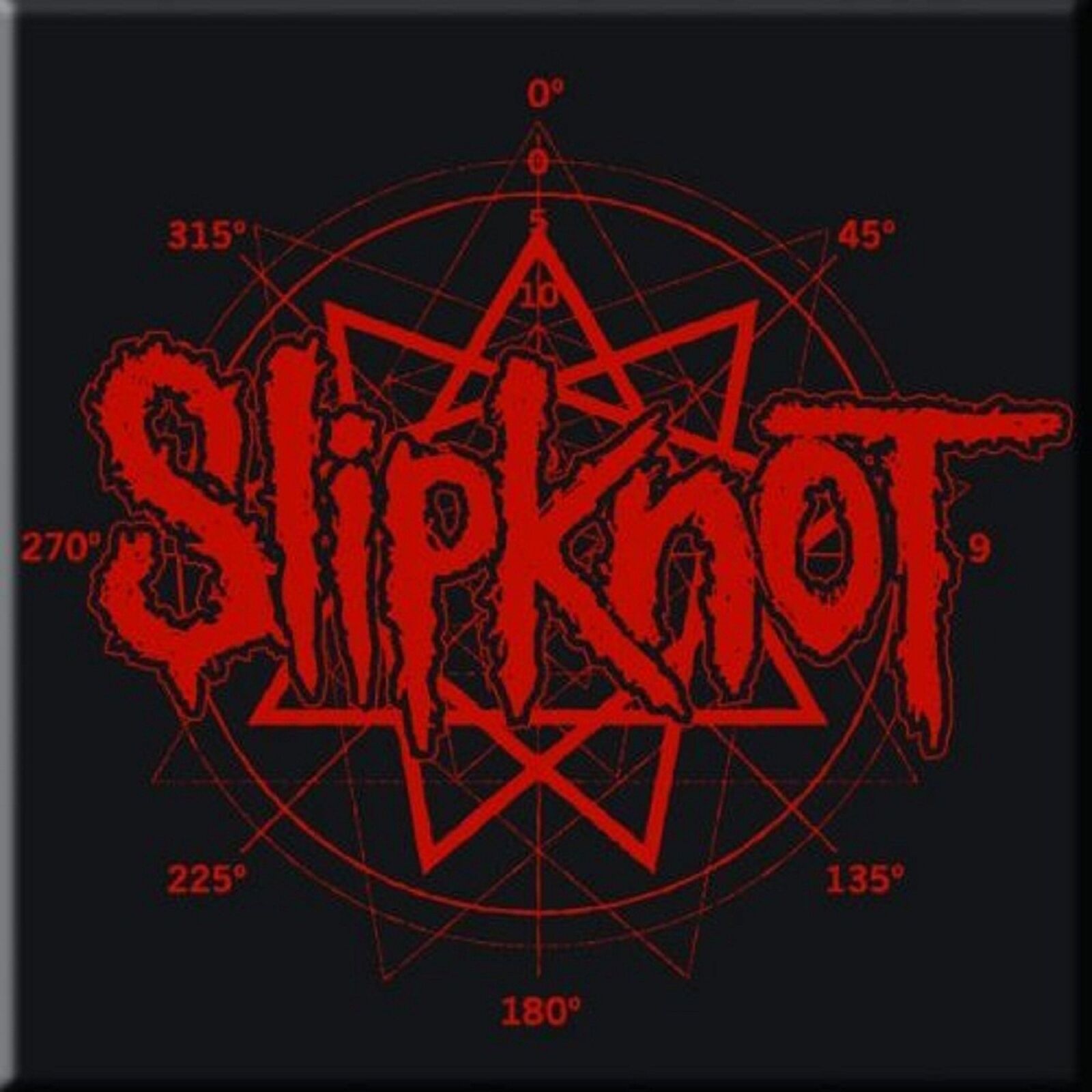 Slipknot Fridge Magnet Band Logo Paul Gray New Official 76mm X 76mm One Size