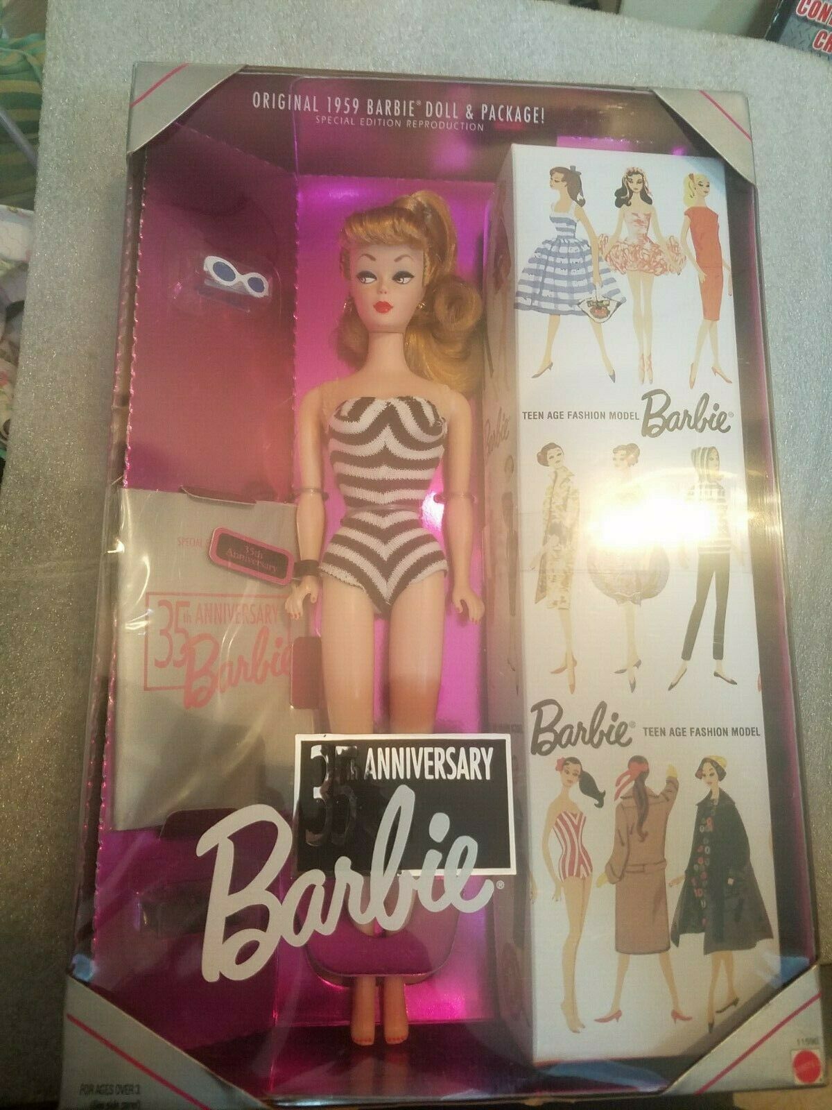 35th Anniversary Blonde 1994 Barbie Doll Blonde. In Orginal Packaging