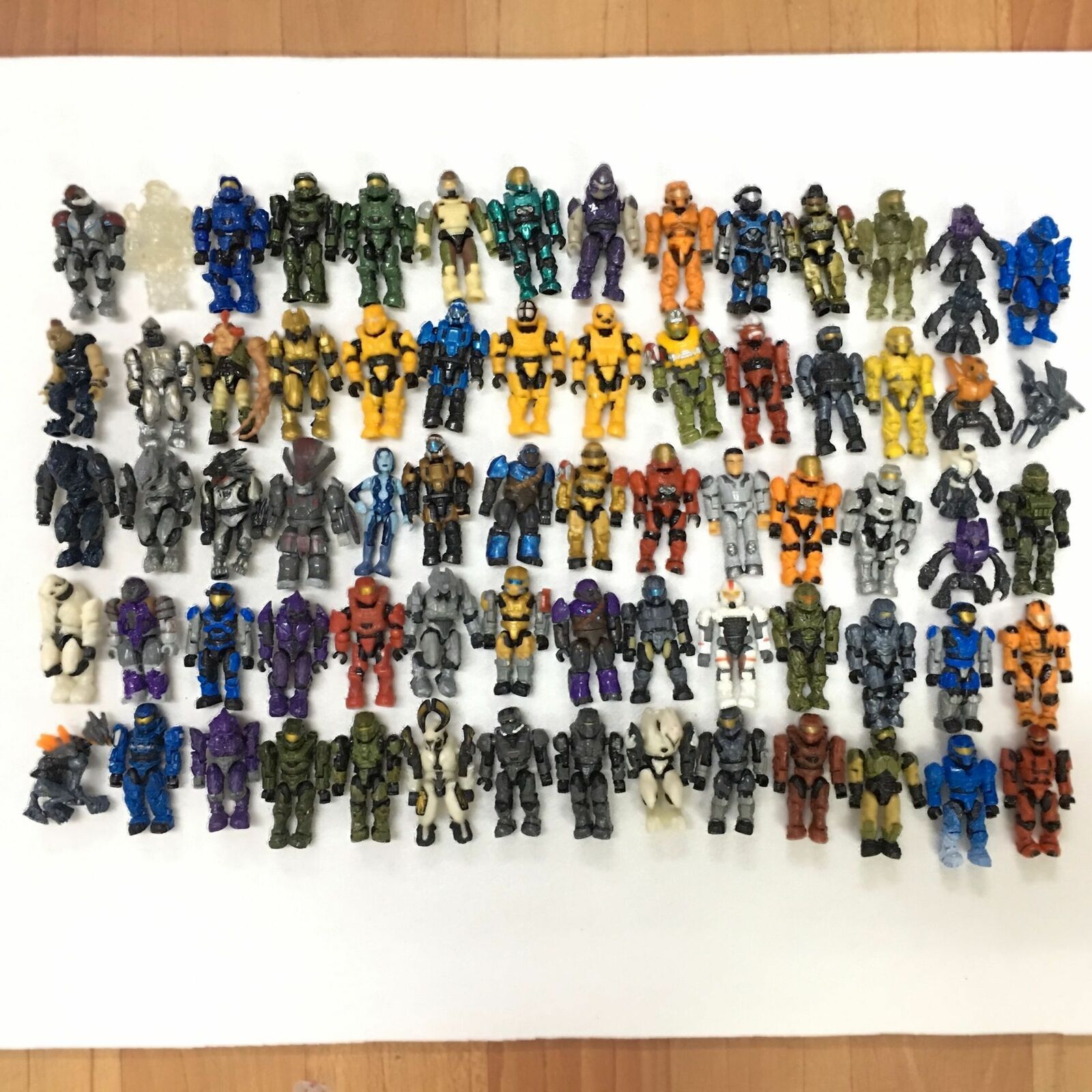 Lot Of 10pcs Random Halo Mega Block Minifigure Building Toys - No Repeat