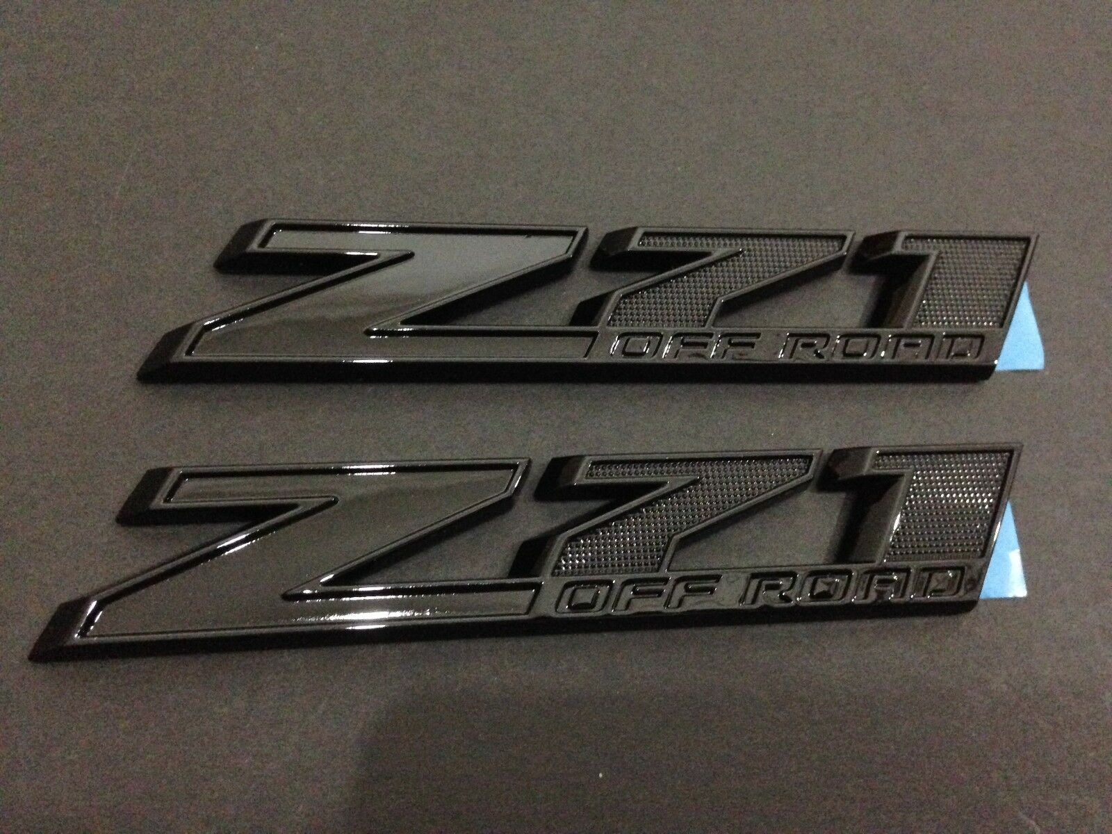 2x New 2014-18 Black Gloss Z71 Off Road Emblem Badge  5''