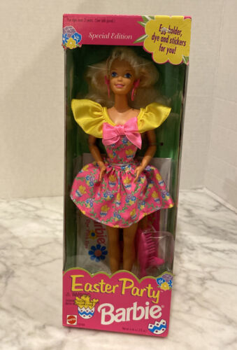1994 Mattel Easter Party Barbie Nrfb Holiday Celebration 12793