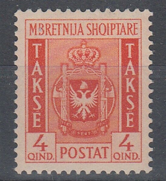 Albania 1940 4q Red Postage Due Mint (id:421/d61043)