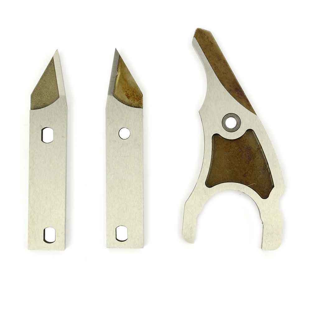 Rep 3 Blades For 18-gauge Shear Cutter Milwaukee 48-44-0150, 48-44-0160 - Sb180m