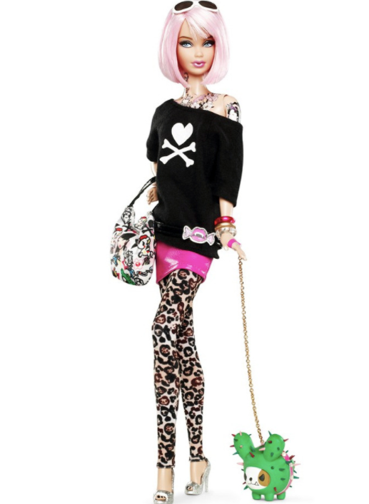 Mattel Released In 2012 "toki Doki" Barbie Gold Label Limited Collaboration